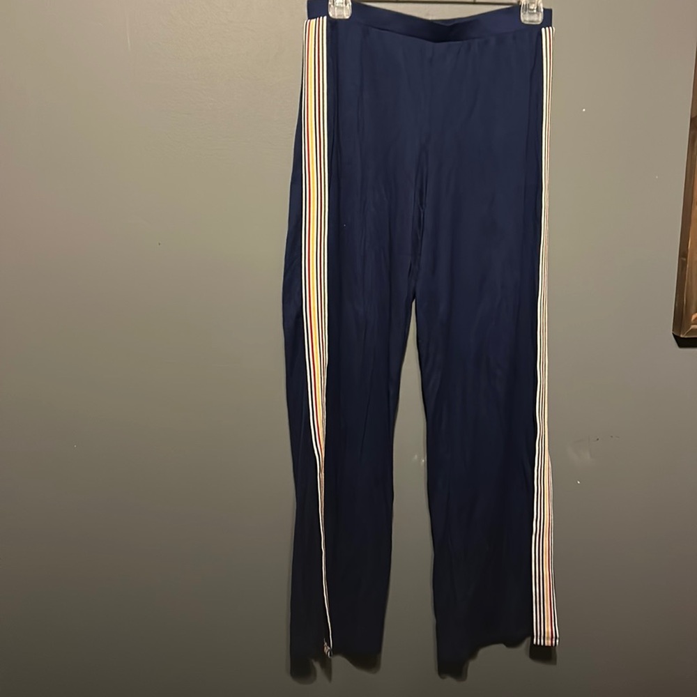 Ultra flirt long flows pants with slits in the legs